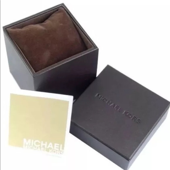 Nwt MICHAEL KORS LAYTON NYLON CHRONOGRAPH WATCH - Picture 4 of 4